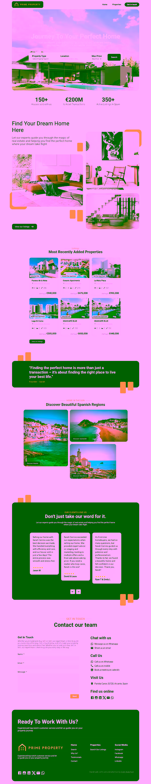 hexlabs work, website image