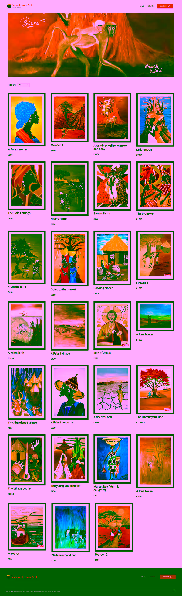 hexlabs work, website image